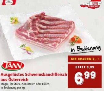 Interspar Ausgelöstes Schweinsbauchfleisch Aus Österreich Angebot