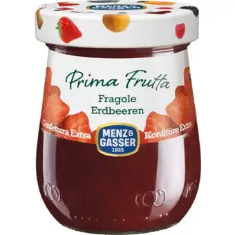 MPreis Menz&Gasser Prima Frutta Konfitüre verschiedene Sorten MPREIS 1 Glas Angebot