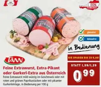 Interspar Feine Extrawurst Extra Pikant 100g Angebot