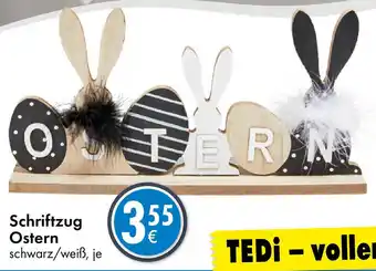 TEDi Schriftzug Ostern Angebot