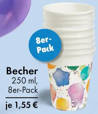 TEDi Becher 250 ml Angebot