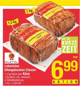 Maximarkt Leberkäse ofengeback classic 1.3 kg Angebot