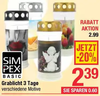 Maximarkt Grablicht 3 Tage Angebot
