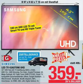 Maximarkt LED TV 43AU7090 UHD Angebot