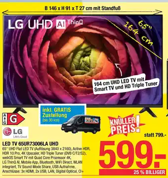 Maximarkt LED TV 65UR73006LA UHD Angebot