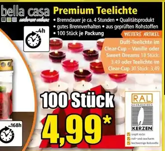 Norma Premium Teelichte Angebot