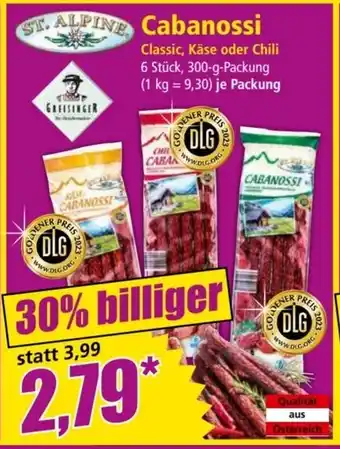 Norma Cabanossi 300g Angebot