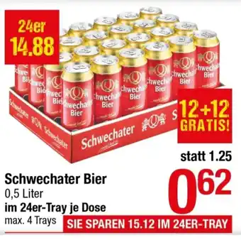 Maximarkt Schwechater Bier 0.5 Liter Angebot