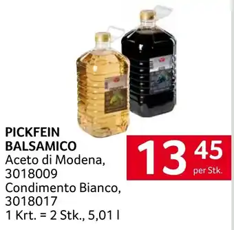 Transgourmet PICKFEIN BALSAMICO 5.01L Angebot