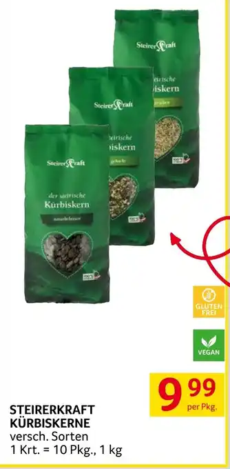 Transgourmet STEIRERKRAFT KÜRBISKERNE 1kg Angebot
