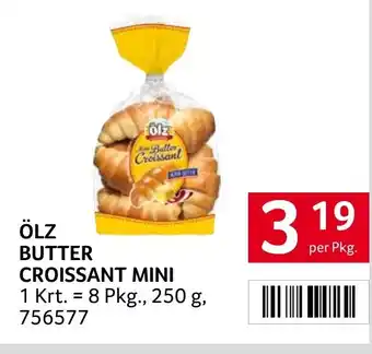 Transgourmet ÖLZ BUTTER CROISSANT MINI 250g Angebot