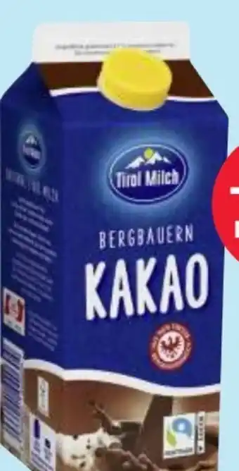 MPreis Bergbauern Kakao Angebot