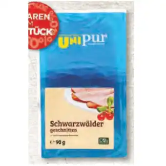 Unimarkt UNIpur Schwarzwälder Unimarkt 90 Gramm 1 Packung Angebot