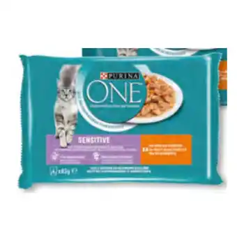 Unimarkt Purina One Frischebeutel versch. Sorten Unimarkt 4 Stück 1 Packung Angebot