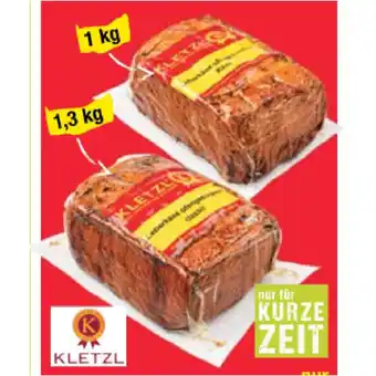 Maximarkt KLETZL Leberkäse Ofengebacken Classic oder Käse Maximarkt 1 Stück Angebot