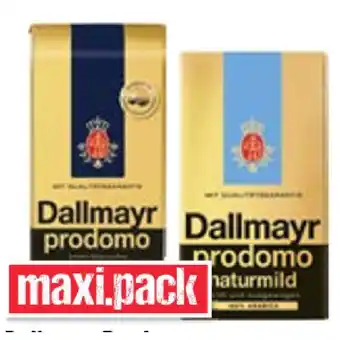 Maximarkt Dallmayr Prodomo Bohne oder gemahlen oder Prodomo naturmild gemahlen Maximarkt 500 Gramm 1 Packung Angebot