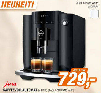 Expert Kaffeevollautomat E4 Piano Black Oder Piano White Angebot