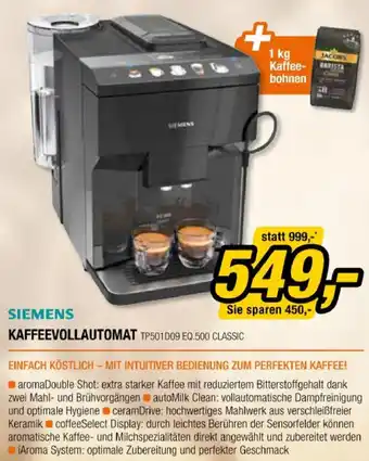 Expert Kaffeevollautomat TP501D09 Angebot