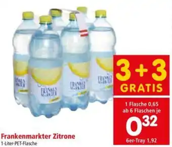 Interspar Frankenmarkter Zitrone 1 Liter Angebot