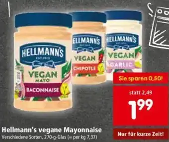 Interspar Hellmann's Vegane Mayonnaise 270 g Angebot