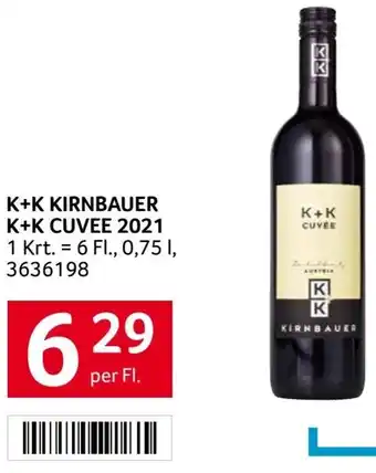 Transgourmet K+K KIRNBAUER K+K CUVEE 2021 0.75L Angebot