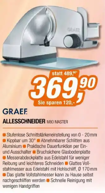 Expert Allesschneider M80 Master Angebot