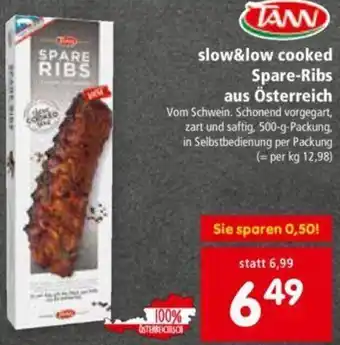 Interspar Slow & Low Cooked Spare-Ribs Aus Österreich 500g Angebot