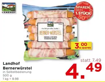 Unimarkt Landhof Bernerwürstel 500g Angebot
