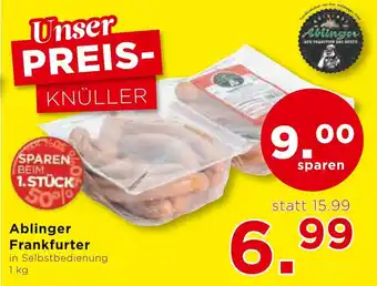Unimarkt Ablinger Frankfurter 1kg Angebot