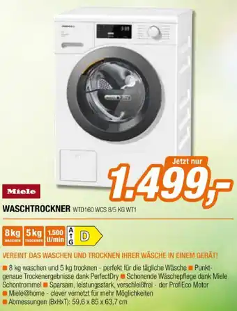 Expert Waschtrockner WTD160 WCS 8/5 Kg WT1 Angebot