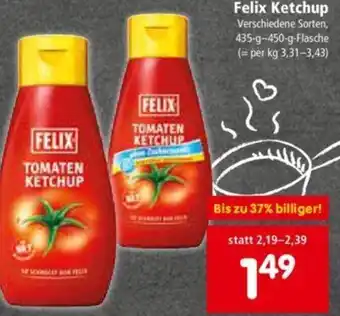 Interspar Felix Ketchup 435 g-450g Angebot