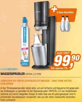 Expert Wassersprudler Crystal 2.0 Angebot