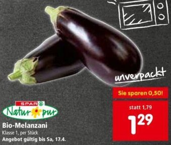 Interspar Bio-Melanzani Angebot