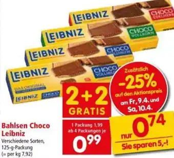 Interspar Bahlsen Choco Leibniz 125 g Angebot