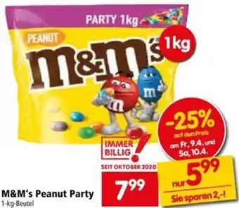 Interspar M&M's Peanut Party Angebot