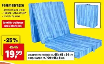 Thomas Philipps Faltmatratze Angebot