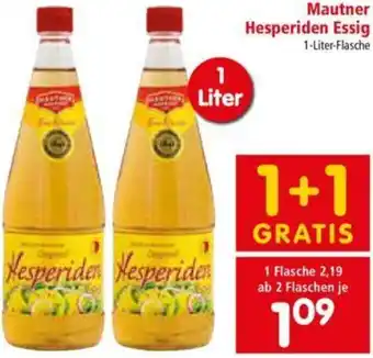Interspar Mautner Hesperiden Essig 1L Angebot