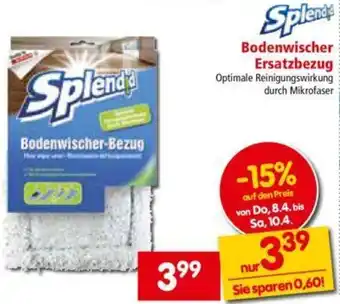 Interspar Splendid Bodenwischer Ersatzbezug Angebot