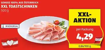 Hofer XXL TOASTSCHINKEN 500 g Angebot