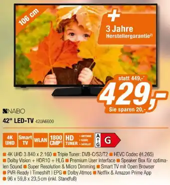 Expert 42" LED-TV 42UA6600 Angebot
