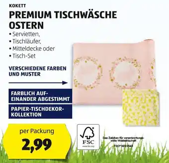 Hofer PREMIUM TISCHWÄSCHE OSTERN Angebot