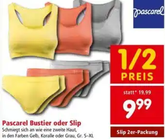 Interspar Pascarel Bustier Oder Slip S-XL Angebot