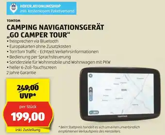 Hofer CAMPING NAVIGATIONSGERÄT GO CAMPER TOUR Angebot