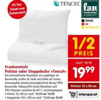 Interspar Tencel Frankenstolz Polster Oder Steppdecke Tencel Angebot