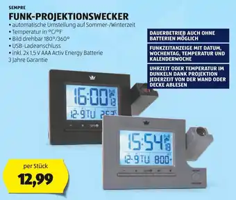 Hofer FUNK-PROJEKTIONSWECKER Angebot