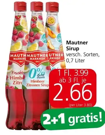Spar Sirup Angebot
