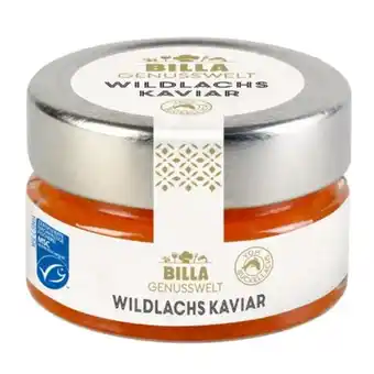 Billa BILLA GENUSSWELT Wildlachskaviar MSC BILLA 50 Gramm 1 Glas Angebot