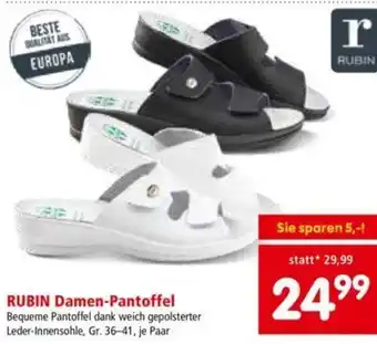 Interspar Rubin Damen-Pantoffel 36-41 Angebot