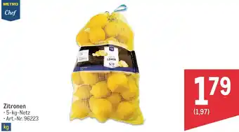 Metro Zitronen Angebot