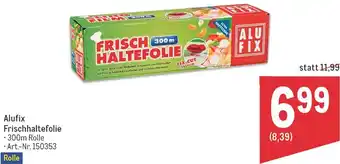 Metro Alufix Frischhaltefolie Angebot